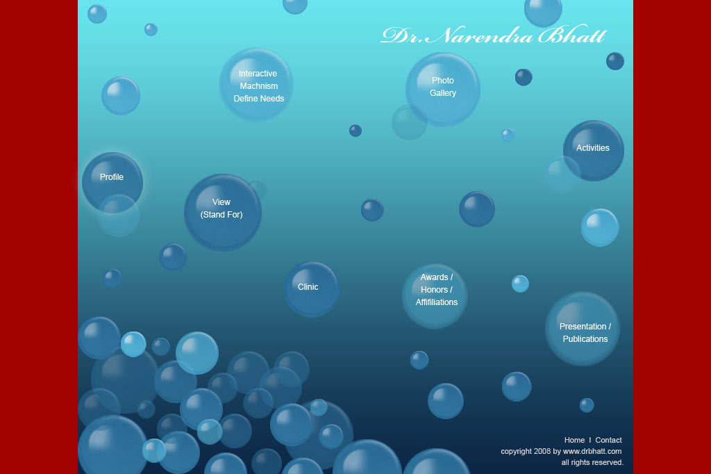 Om net image web design client dr.bhatt