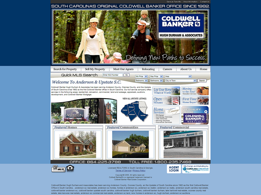 Hugh durham coldwell banker designed by carolina creative