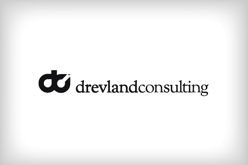 Drevland consulting logo design fd0000
