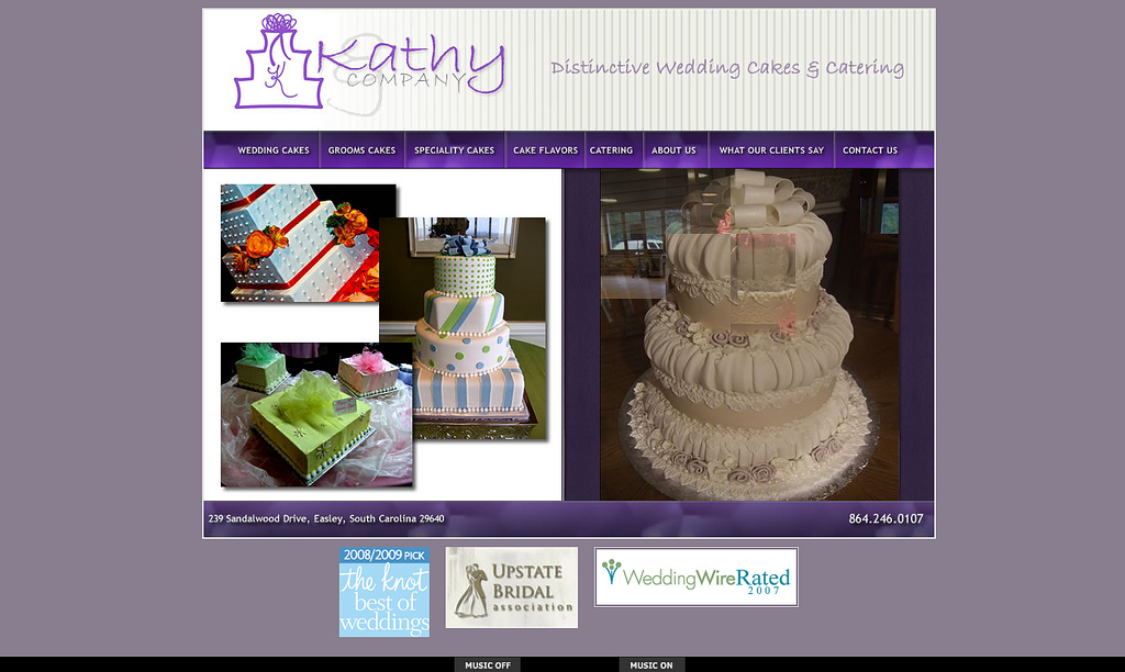 Kathy and company webdesign by carolina creative