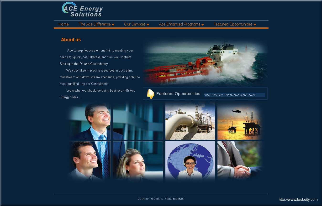 Www.aceenergysolutions.com screen capture 2009 12 8 11 13 9