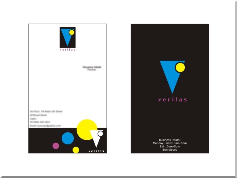 Verilas stationery