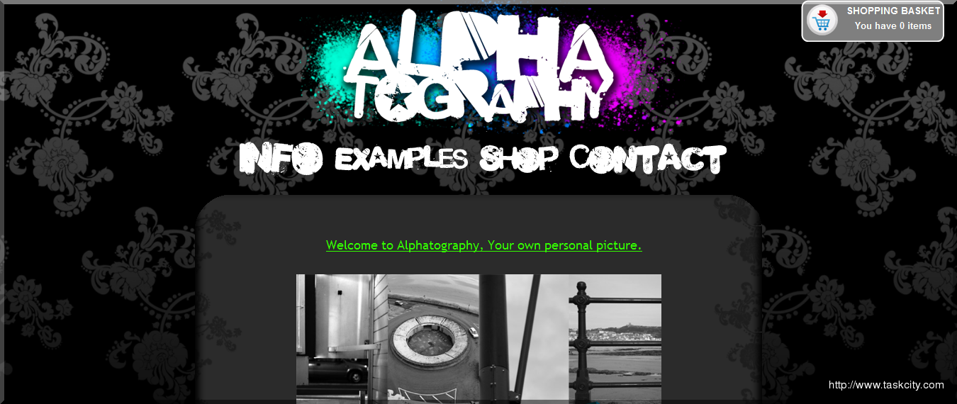 Alphatography