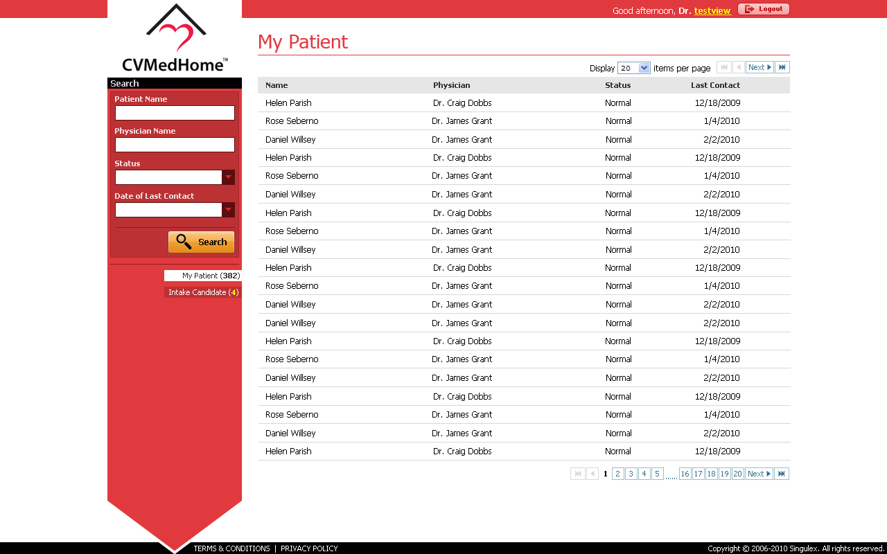 Cvmedhome.uimockup.chepatientlist.20100225.01