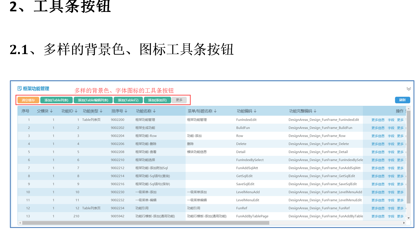 02.1、多样的背景色、图标工具条按钮